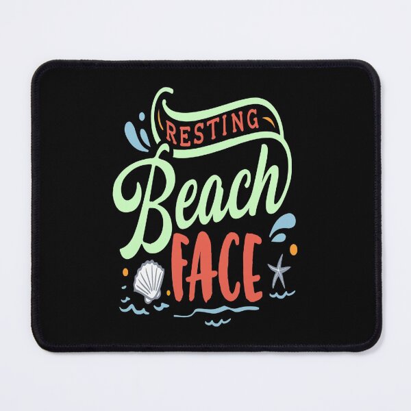 Item preview, Resting Beach Face funny beach gifts for women and teens designed and sold by BRtisticDesigns.