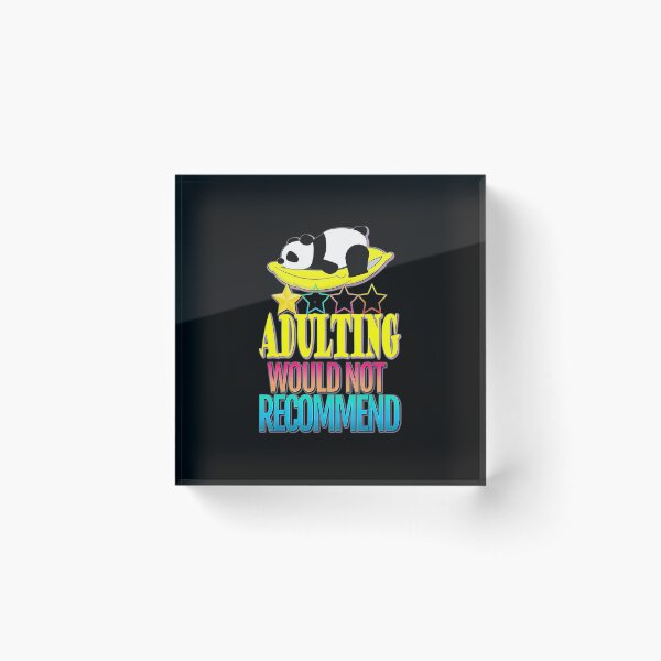 Item preview, Adulting Would Not Recommend designed and sold by AWNR12345.