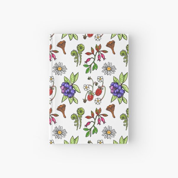 Boreal Berries and Other Yummy Things Hardcover Journal