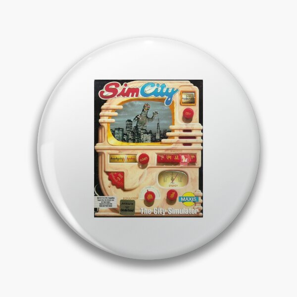 Item preview, Original Simcity 1.0 (1989) Box Art - Maxis City Builder Simulation Retro PC Gamer Design designed and sold by raretshirtsuk.