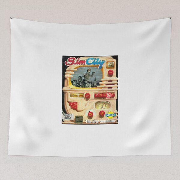 Item preview, Original Simcity 1.0 (1989) Box Art - Maxis City Builder Simulation Retro PC Gamer Design designed and sold by raretshirtsuk.