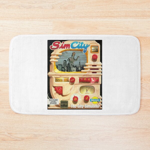 Item preview, Original Simcity 1.0 (1989) Box Art - Maxis City Builder Simulation Retro PC Gamer Design designed and sold by raretshirtsuk.