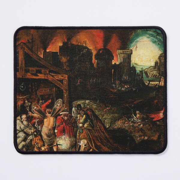 Item preview, Hellish visions the temptation of St Anthony - medieval art  designed and sold by Vintage Designs +.