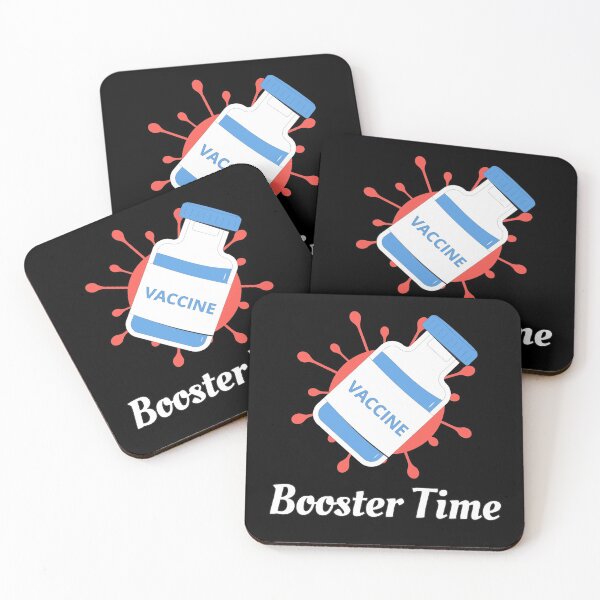 Item preview, Vaccine Booster Time (White Text) - Covid Booster Shot for Vaccinated People - covid vaccine designed and sold by CaitU.