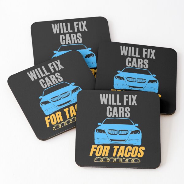 Item preview, Will Fix Cars for Tacos. Funny design for a car mechanic.  designed and sold by ACC .