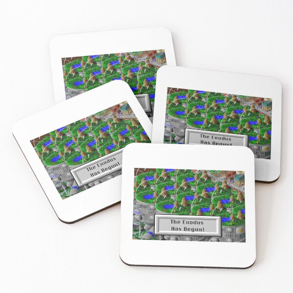 Item preview, Simcity 2000 - Arcology "The Exodus Has Begun" - Maxis City Builder Simulation Retro PC Gamer Design designed and sold by raretshirtsuk.