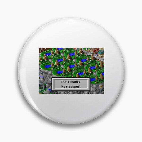 Item preview, Simcity 2000 - Arcology "The Exodus Has Begun" - Maxis City Builder Simulation Retro PC Gamer Design designed and sold by raretshirtsuk.