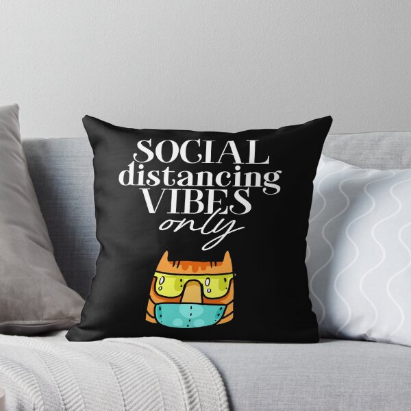 Item preview, Social Distance cat gift idea for cat lovers designed and sold by BRtisticDesigns.