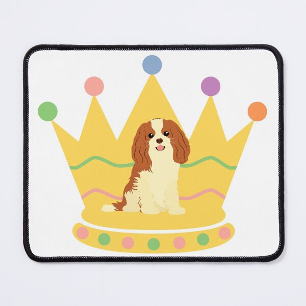 Item preview, Cavalier King Charles Spaniel and crown designed and sold by Lulupainting.