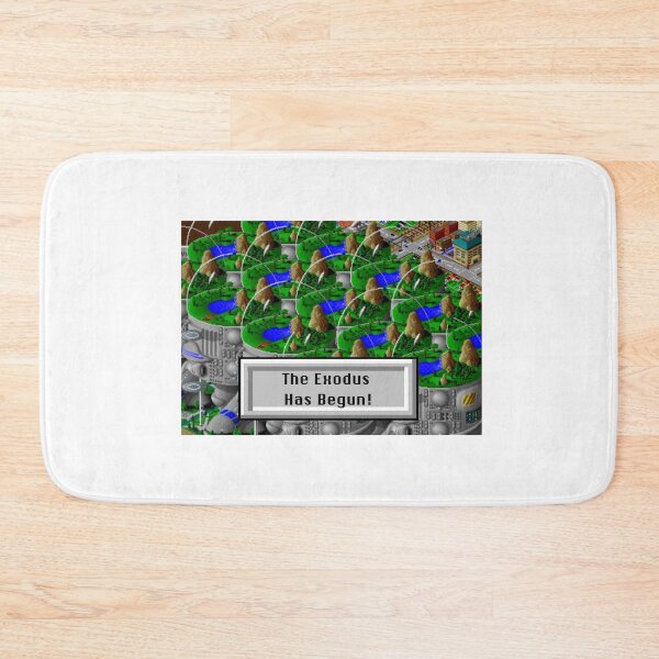 Item preview, Simcity 2000 - Arcology "The Exodus Has Begun" - Maxis City Builder Simulation Retro PC Gamer Design designed and sold by raretshirtsuk.