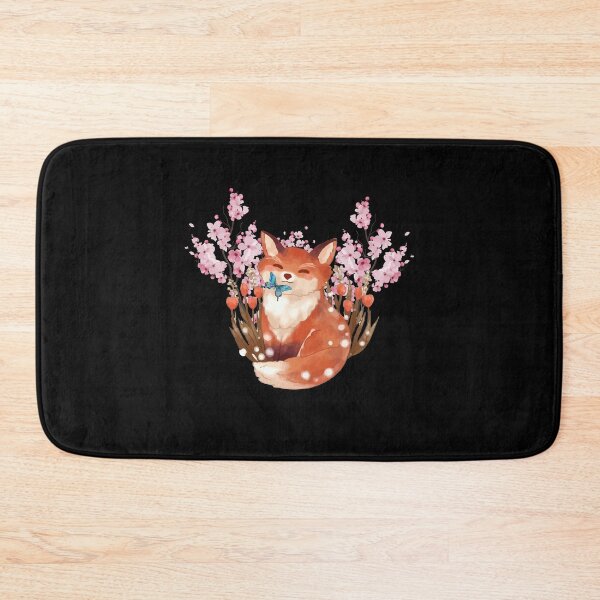 Item preview, Japanese Fox Cherry Blossom Flower Sakura Lover designed and sold by Dressed For  Duty.