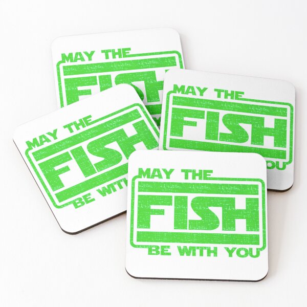 Item preview, May the fish be with you- funny fishing quote designed and sold by Designs Of all kinds.