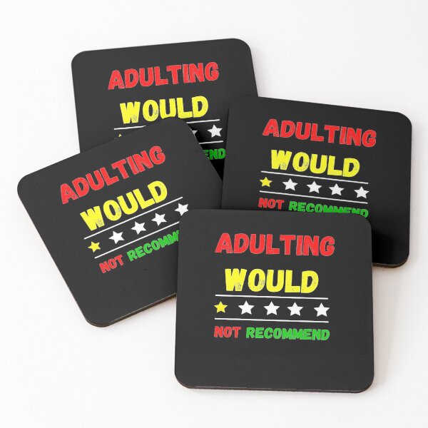 Item preview, Adulting Would Not Recommend designed and sold by AWNR12345.