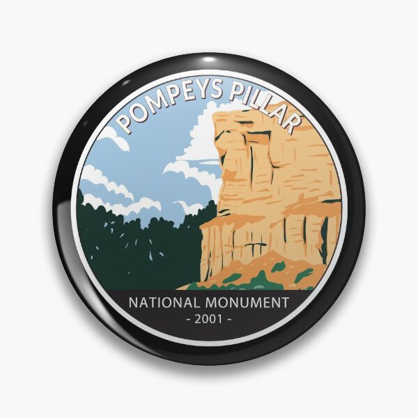 Item preview, Pompeys Pillar National Monument Montana Circle designed and sold by KrisSidDesigns.