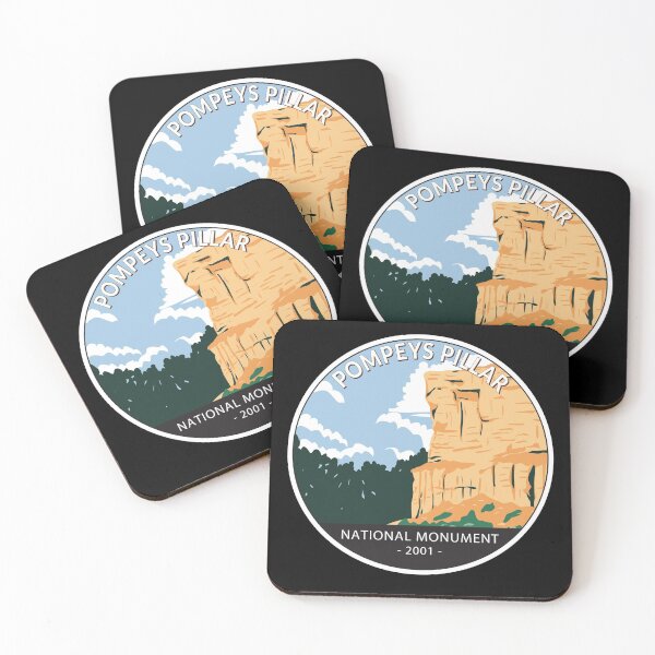 Item preview, Pompeys Pillar National Monument Montana Circle designed and sold by KrisSidDesigns.