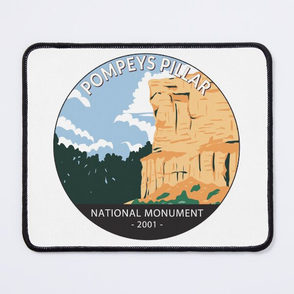 Item preview, Pompeys Pillar National Monument Montana Circle designed and sold by KrisSidDesigns.