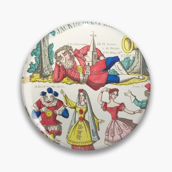 Item preview, Vibrant characters from Jack the Giant Killer vintage illustration designed and sold by Vintage Designs +.