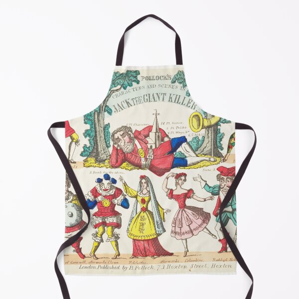 Item preview, Vibrant characters from Jack the Giant Killer vintage illustration designed and sold by Vintage Designs +.