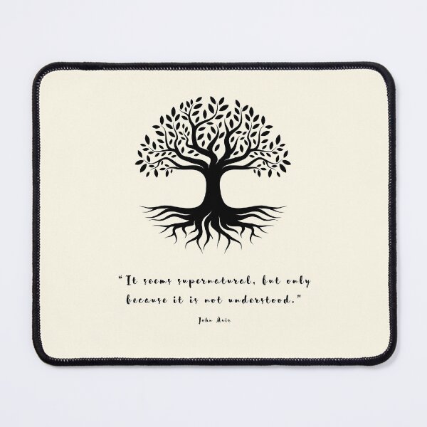Item preview, John Muir's supernatural quote designed and sold by SaraTug.