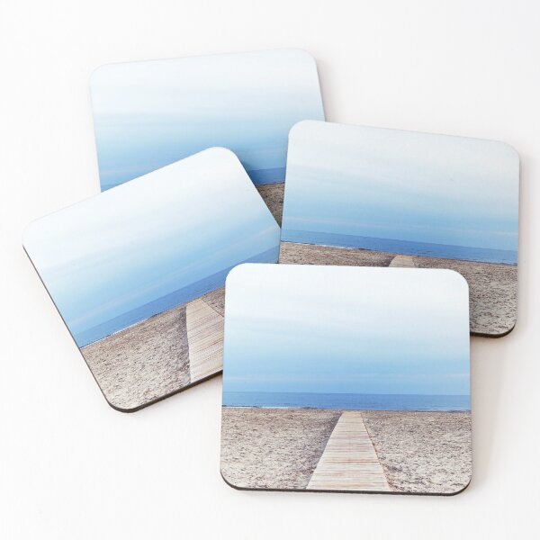 Item preview, Sandy beach with blue sky designed and sold by EdgyDesignForU.