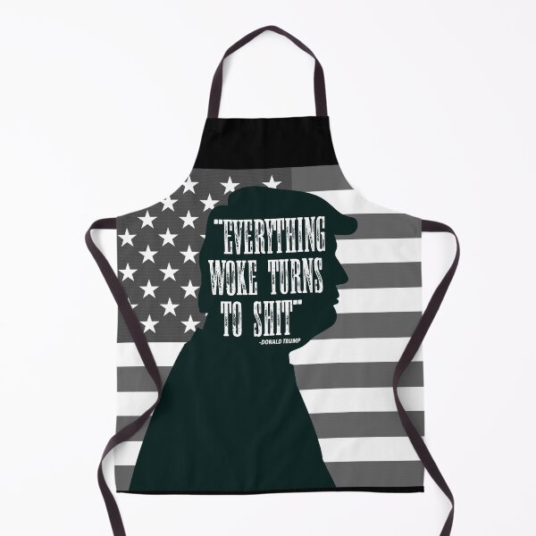 Item preview, Funny donald Trump "Everything Woke Turns to Shit" Political designed and sold by Linery Brand.