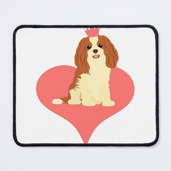 Item preview, Love Cavalier King Charles Spaniel - Pink designed and sold by Lulupainting.