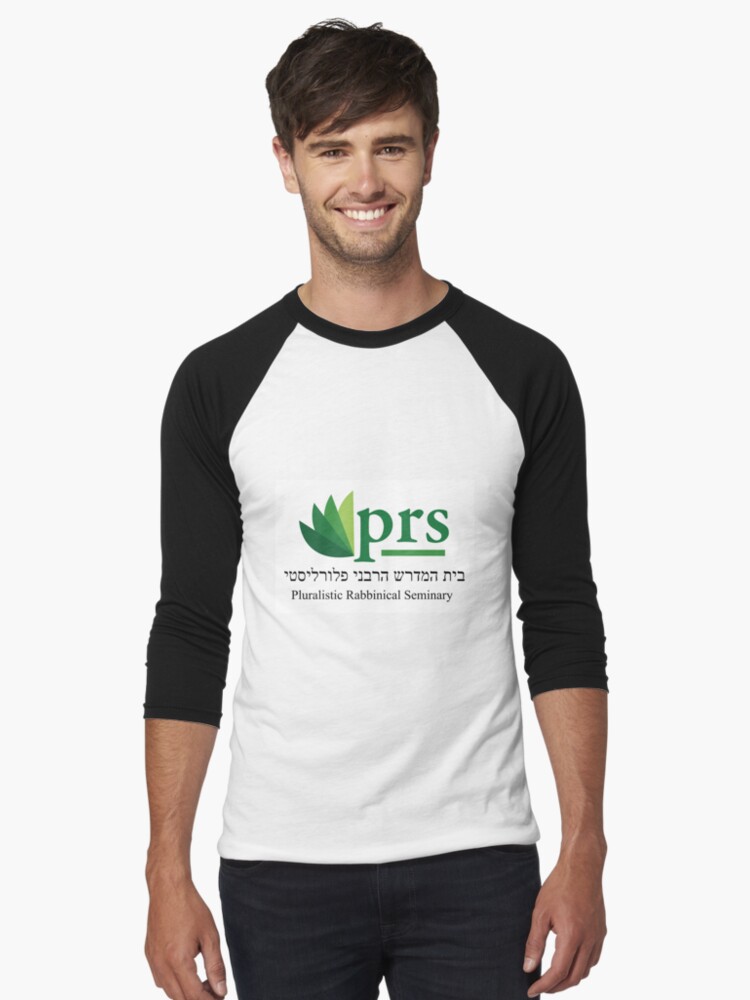 Thumbnail 1 of 3, Baseball ¾ Sleeve T-Shirt, Pluralistic Rabbinical Seminary designed and sold by JewishPluralism.