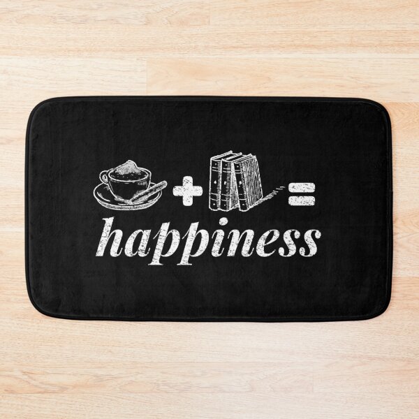 Item preview, Coffee Books Happiness - white designed and sold by dbyjane.