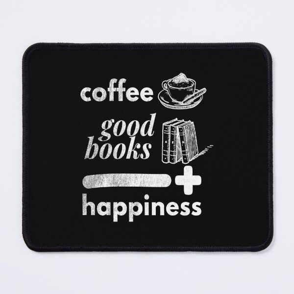 Item preview, Coffee Books Happiness - white designed and sold by dbyjane.