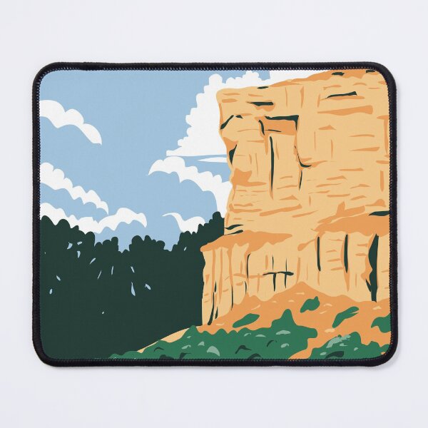 Item preview, Pompeys Pillar National Monument Montana Vintage designed and sold by KrisSidDesigns.