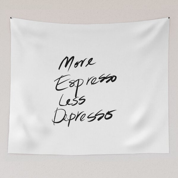 Item preview, More Espresso Less Depresso designed and sold by Wexpresso.