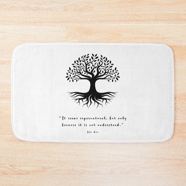 Item preview, John Muir's supernatural quote designed and sold by SaraTug.
