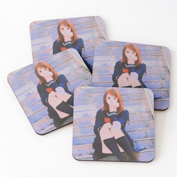 Item preview, [Anime Pattern] - Sitting on the stairs designed and sold by PeterMun1007.