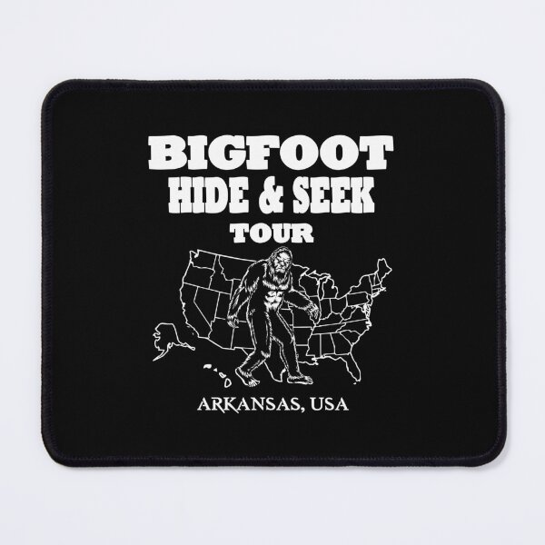 Item preview, Bigfoot Hide & Seek concert tee-ARKANSAS USA gift ideas designed and sold by BRtisticDesigns.