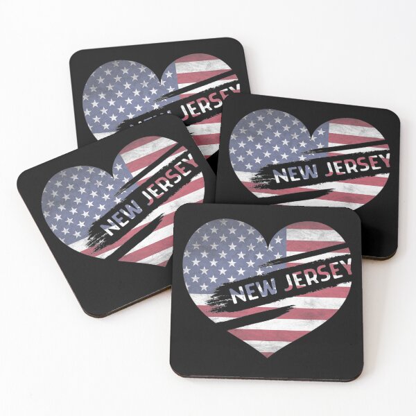 Item preview, New Jersey - American Flag - USA State Love - 4th July - Independence Day designed and sold by RosiesSticks.