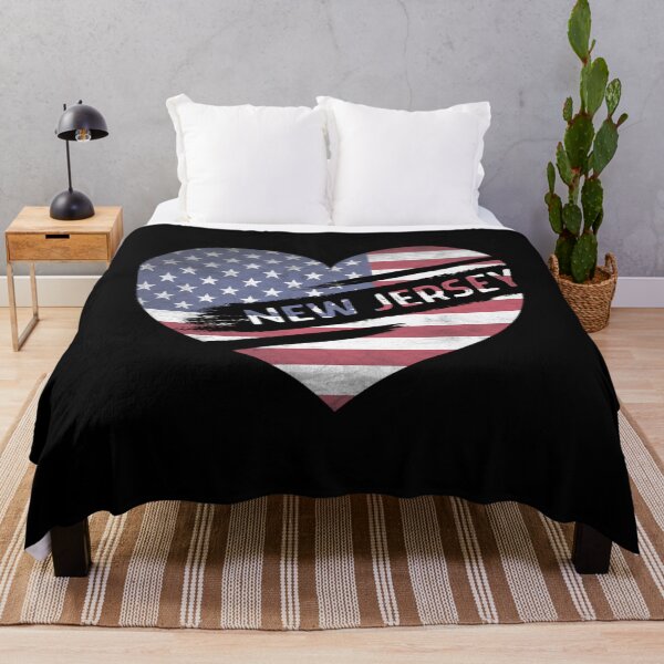 Item preview, New Jersey - American Flag - USA State Love - 4th July - Independence Day designed and sold by RosiesSticks.