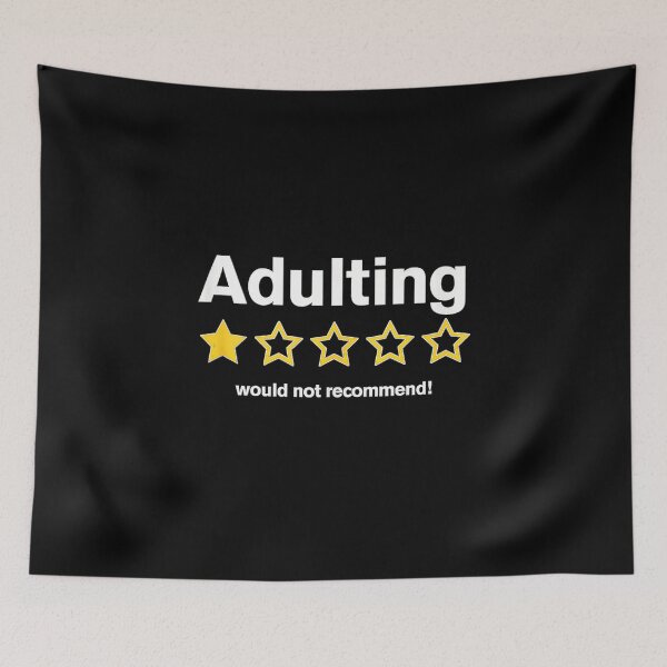 Item preview, Adulting Would Not Recommend designed and sold by AWNR12345.