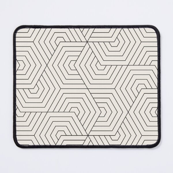 Item preview, B&W Minimalist Geometric Retro Pattern designed and sold by BluePlanet.