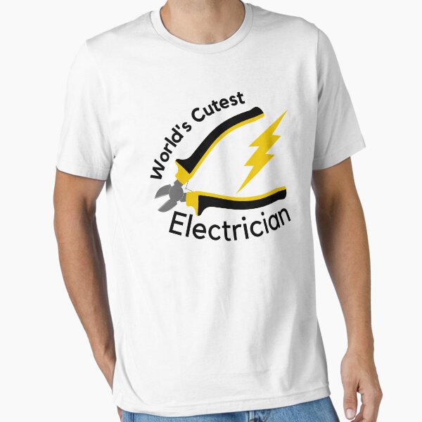 Item preview, World's Cutest Electrician funny T-shirt men gift women gift designed and sold by InnovantDesigns.
