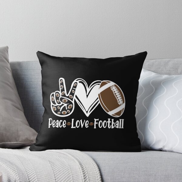 Item preview, Peace Love Football design gift for football players, parents & coaches designed and sold by BRtisticDesigns.