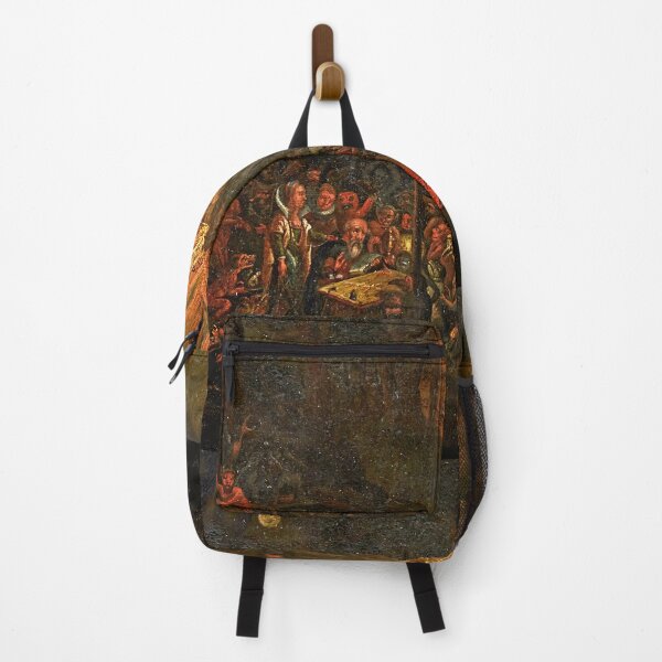 Item preview, The temptation of St Anthony medieval painting designed and sold by Vintage Designs +.