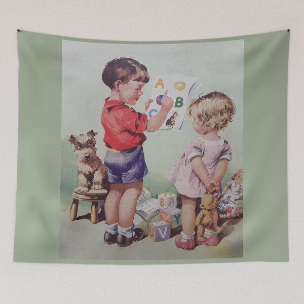 Item preview, Vintage Alphabet Print, so Cute! designed and sold by TTWG.