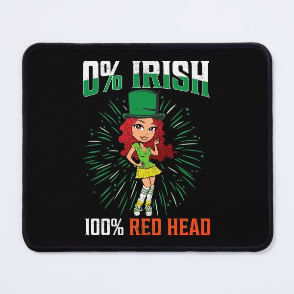 Item preview, 0% Irish 100% Redhead-ST. Patrick's Day gift for Redhead women designed and sold by BRtisticDesigns.