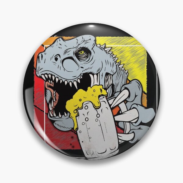 Artikelvorschau, Beerosaurus Bierosaurier mit Bierglas - Bierliebhaber Dino Rex Design entworfen und verkauft von brunsch-print.