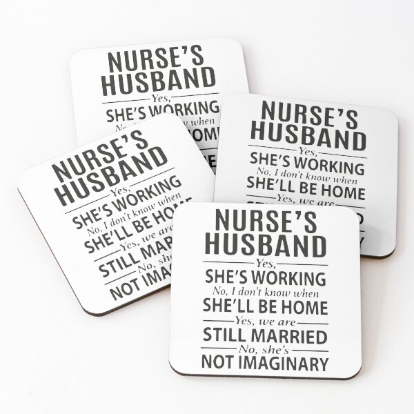 Item preview, Nurse's Husband Yes She's Working No I Don't Know When She'll Be Home for  fuuny gift designed and sold by Wzoune.