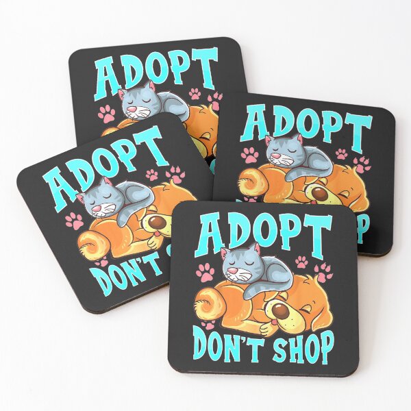 Item preview, Adopt Don't Shop Cat & Dog designed and sold by JudithPre11.