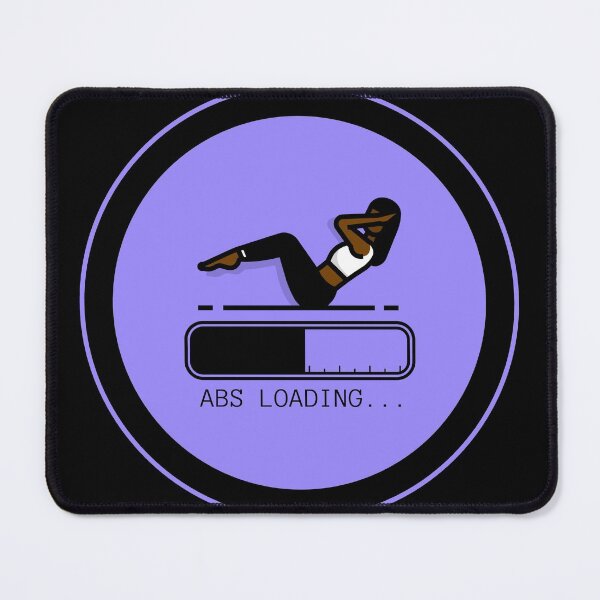 Item preview, Loading Brown Black Woman Gym Instructor Sit Up Fitness Trainer Workout designed and sold by CreatedbyJR.
