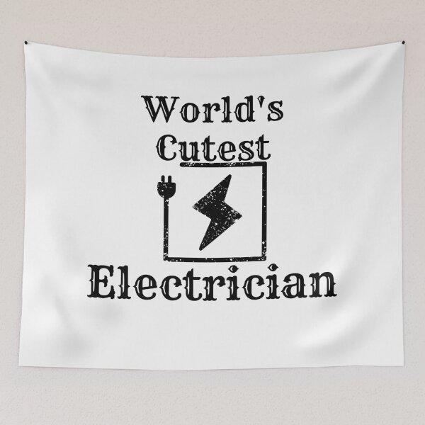 Item preview, World's Cutest Electrician funny T-shirt men gift women gift designed and sold by InnovantDesigns.