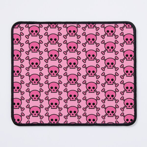 Item preview, Pink Skull and Crossbones Pattern Emo Girl designed and sold by Epic Love Designs.