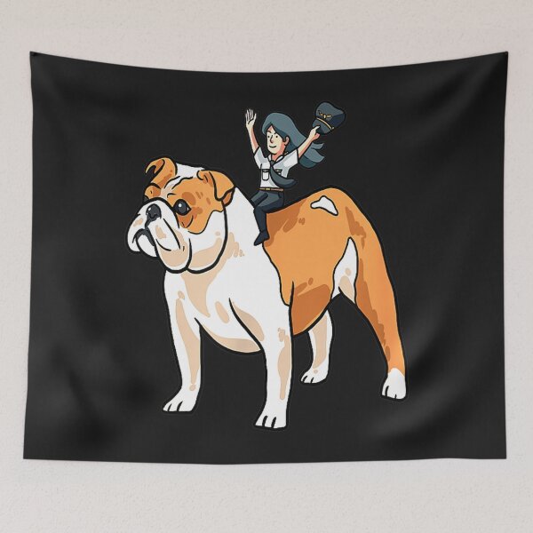 Item preview, Airplane Pilot Female Flyer American Bulldog Dog Lover designed and sold by JudithPre11.